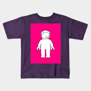 Banksy Style Astronaut Minifig, Customize My Minifig Kids T-Shirt